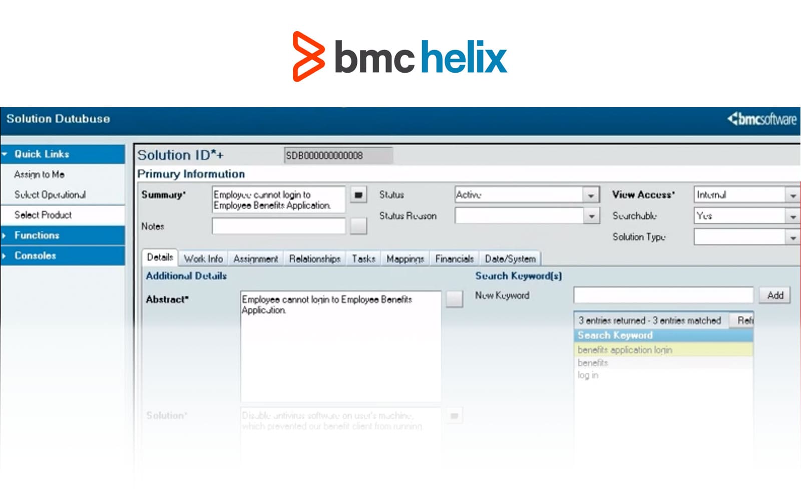 Bmc helix interface