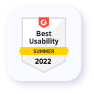 G2 Best Usability Summer '22